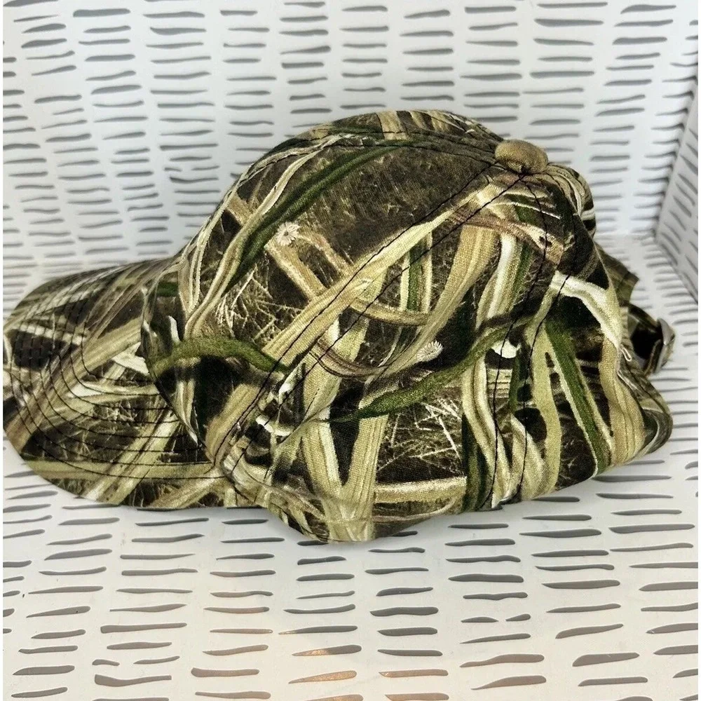 Ducks Unlimited Advantage Wetlands Camo Hat Mens Adjustable Hunting Baseball Cap